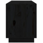 Meuble TV Noir 176x37x47,5 cm Bois de pin massif