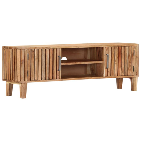 Meuble TV 130 x 30 x 45 cm Bois d'acacia massif