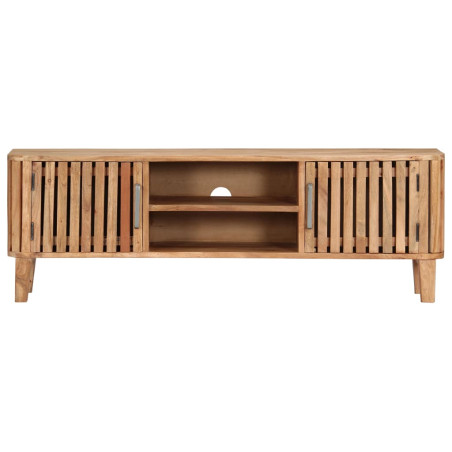 Meuble TV 130 x 30 x 45 cm Bois d'acacia massif