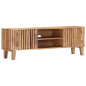 Meuble TV 130 x 30 x 45 cm Bois d'acacia massif