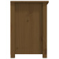 Meuble TV Marron miel 79x35x52 cm Bois de pin massif