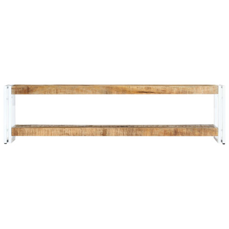 Meuble TV 150 x 30 x 40 cm Bois massif de manguier