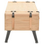 Meuble TV 110x33x35 cm Bois de sapin massif