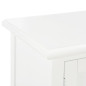 Meuble TV Blanc 120x30x40 cm Bois