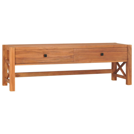 Meuble TV 140x40x45 cm Bois de teck