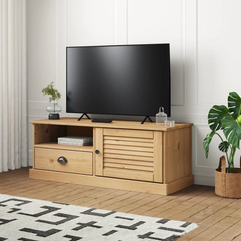 Meuble TV VIGO 106x40x40 cm bois massif de pin