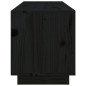 Meuble TV Noir 105x34x40 cm Bois de pin massif