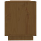 Meuble TV Marron miel 110,5x35x44 cm Bois de pin massif