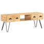 Meuble TV 120x35x45 cm Bois solide de manguier