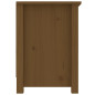 Meuble TV Marron miel 103x36,5x52 cm Bois de pin massif