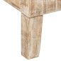 Meuble TV 110x35x46 cm bois massif de manguier