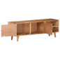 Meuble TV 115x30x39 cm Bois d'acacia massif