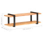 Meuble TV 130x40x40 cm Bois d'acacia solide