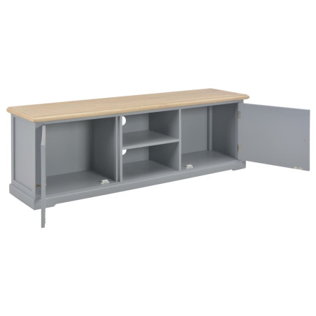 Meuble TV Gris 120 x 30 x 40 cm Bois