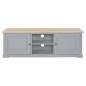 Meuble TV Gris 120 x 30 x 40 cm Bois