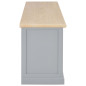 Meuble TV Gris 120 x 30 x 40 cm Bois