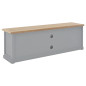 Meuble TV Gris 120 x 30 x 40 cm Bois