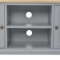 Meuble TV Gris 120 x 30 x 40 cm Bois