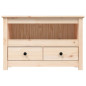 Meuble TV 79x35x52 cm Bois de pin massif