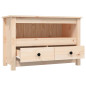 Meuble TV 79x35x52 cm Bois de pin massif