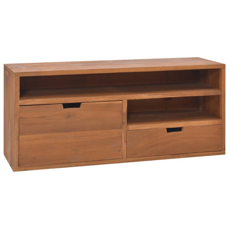 Meuble TV 90x30x40 cm Bois de teck massif