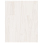 Meuble TV Blanc 70x33x42 cm Bois de pin massif