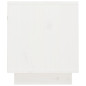 Meuble TV Blanc 70x34x40 cm Bois de pin massif