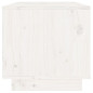 Meuble TV Blanc 60x35x35 cm Bois de pin massif