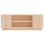 Meuble TV 110x35x40,5 cm Bois de pin massif