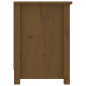 Meuble TV Marron miel 103x36,5x52 cm Bois de pin massif