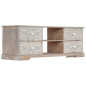 Meuble TV 120x30x40 cm Bois d'acacia massif