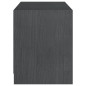 Meuble TV Gris 104x33x41 cm Bois de pin massif