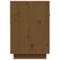 Meuble TV Marron miel 90x40x60 cm Bois de pin massif