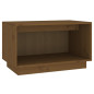 Meuble TV Marron miel 60x35x35 cm Bois de pin massif