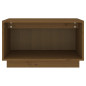 Meuble TV Marron miel 60x35x35 cm Bois de pin massif