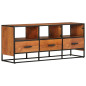 Meuble TV 110x30x45 cm Bois d'acacia massif