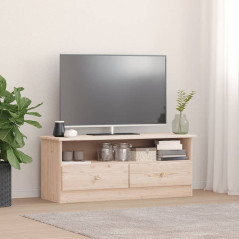 Meuble TV avec tiroirs ALTA 100x35x41 cm bois massif de pin
