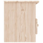 Meuble TV avec tiroirs ALTA 100x35x41 cm bois massif de pin