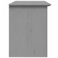 Meuble TV avec 2 tiroirs BODO gris 91x43x56cm bois massif pin