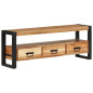 Meuble TV 120x30x45 cm bois d'acacia massif