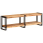 Meuble TV 140x30x40 cm bois d'acacia massif