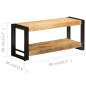 Meuble TV 90 x 30 x 40  cm Bois de manguier massif