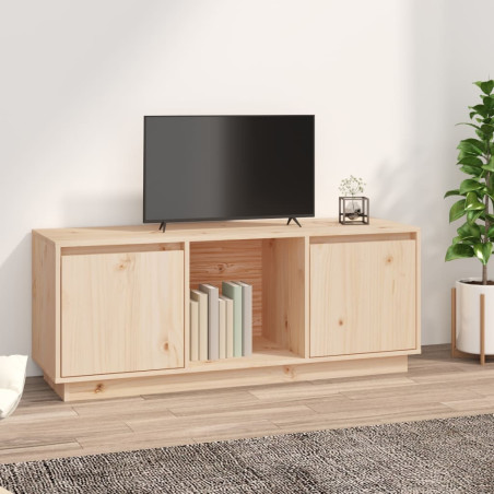 Meuble TV 110,5x35x44 cm Bois de pin massif