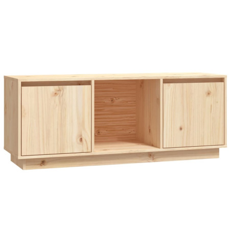 Meuble TV 110,5x35x44 cm Bois de pin massif