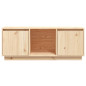 Meuble TV 110,5x35x44 cm Bois de pin massif