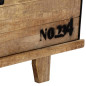 Meuble TV 120x30x40 cm Bois massif de manguier