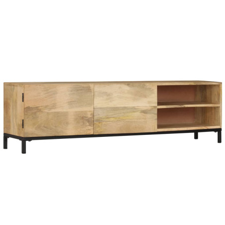 Meuble TV 145 x 30 x 41 cm Bois massif de manguier