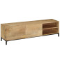 Meuble TV 145 x 30 x 41 cm Bois massif de manguier