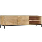 Meuble TV 145 x 30 x 41 cm Bois massif de manguier