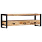 Meuble TV 150x30x45 cm Bois solide de manguier